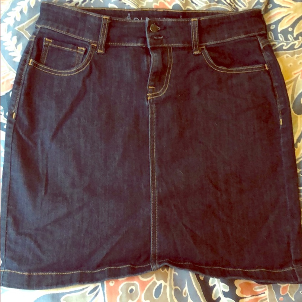 Blue jean skirt